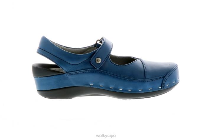 cipő HU Wolky hölgy szíj eldugult fekete kavicsos P28F34