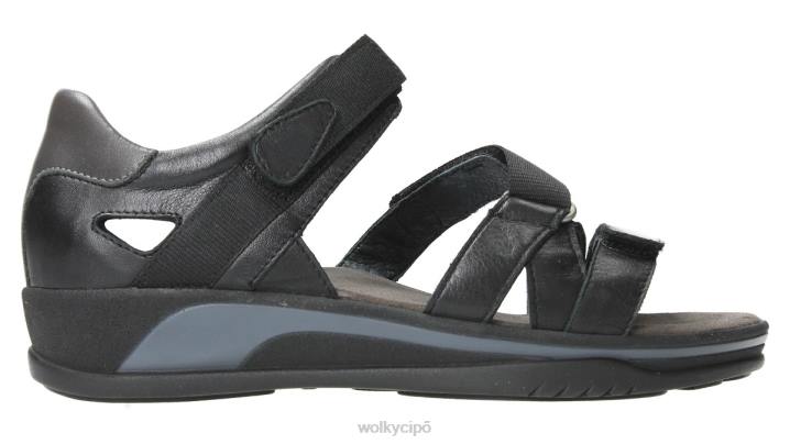 cipő HU Wolky hölgy desh fekete szavana bőr P28F7