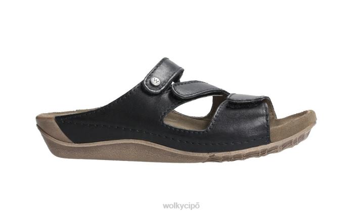 cipő HU Wolky hölgy jáspis fekete vegi bőr P28F4