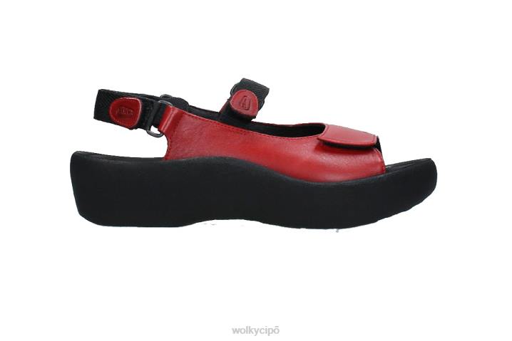 cipő HU Wolky hölgy ékszer fekete patent P28F15